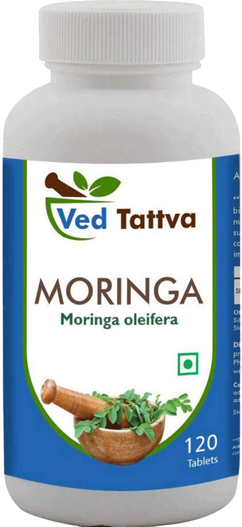 Buy NATURZ AYURVEDA MORINGA OLEIFERA 500MG 120 TABLETS (PACK OF 5 ...