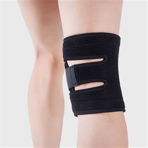 Adjustable Sports Gym Elastic Knee Support Brace Strap Guard Injury ...