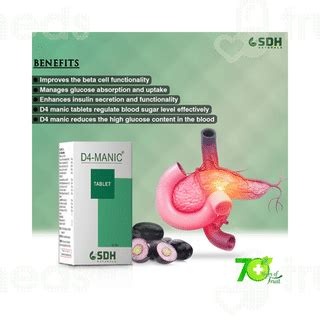 Sdh Naturals D4 Manic Tablet 60 - Uses, Side Effects, Dosage, Price ...