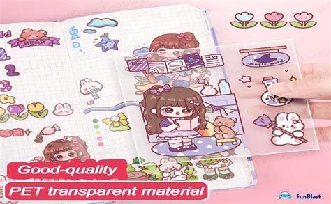 FunBlast Sweet Party Theme Kawaii Self Adhesive Floor Stickers -100 ...