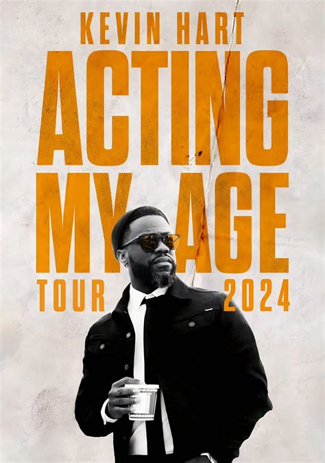 KEVIN HART 2024 World Tour Stand Up Comedy Poster