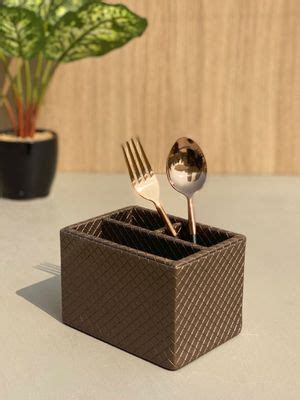 Buy Mason Home Braided Brown Cutlery Holder Online