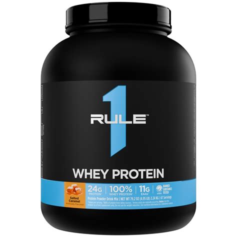 Rule One Proteins Whey Protein Salted Caramel -- 67 Servings - 4.95 Lb ...