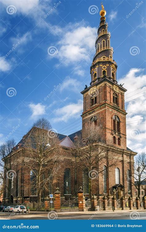 Church of Our Saviour, Copenhagen, Denmark Stock Photo - Image of ...