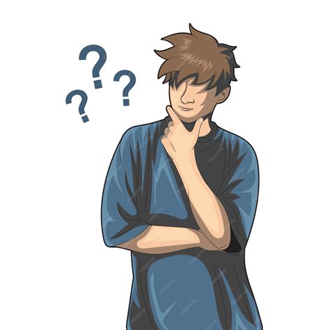 Illustration D'une Personne Qui Pose Des Questions | Vecteur Premium