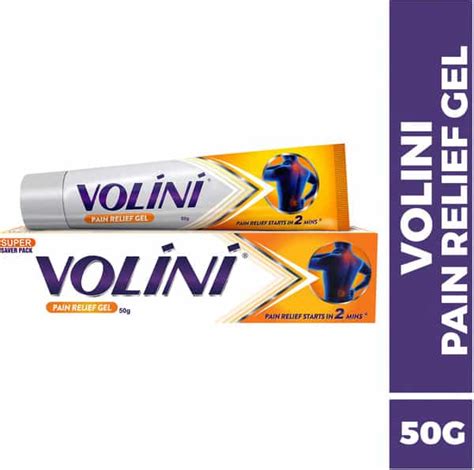 Buy VOLINI PAIN RELIEF GEL TUBE OF 50 G Online & Get Upto 60% OFF at ...