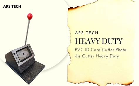 Ars Tech Heavy Duty PVC ID Card Die Cutter Full Metal Body Round Corner ...