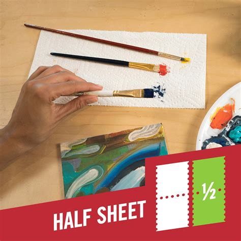 Brawny Tear-A-Square Paper Towels, 16 Double Rolls = 32 Regular Rolls ...