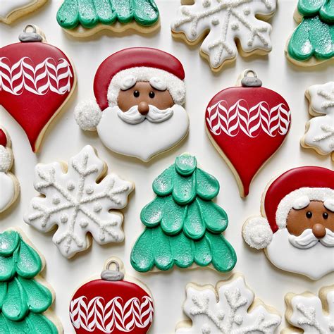 Classic Christmas Cookie Decorating Class – The Graceful Baker Shop