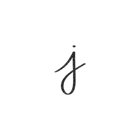Lowercase J Cursive
