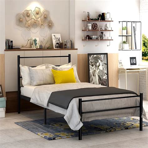 Single Bed: Modular Black Metal Bed – GKW Retail