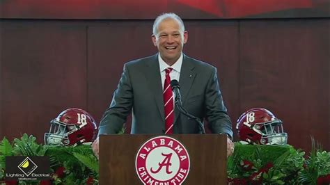 Alabama introduces Kalen Deboer as new Crimson Tide football coach ...