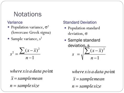 Image result for Measures of Variation Formula Example