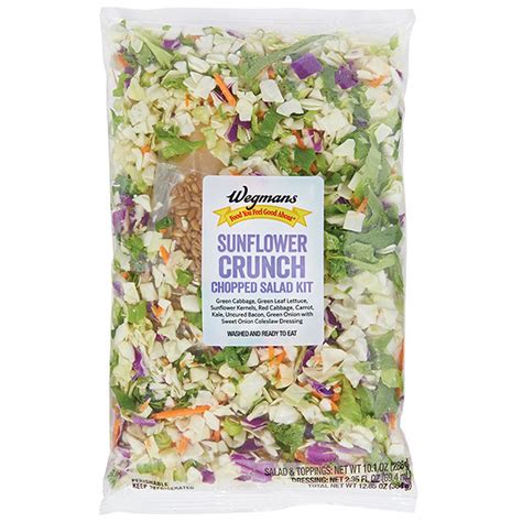 Wegmans Sunflower Crunch Chopped Salad Kit | Fig App