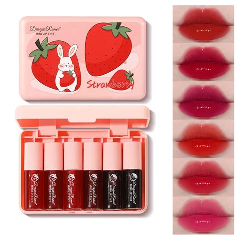 Miniling 6 Colors Lip Tint Stain Set, Korean Velvet Watery India | Ubuy