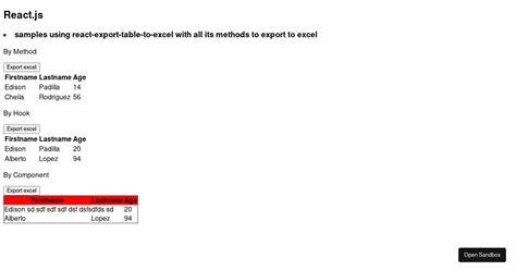 Image result for React Replicate Excel