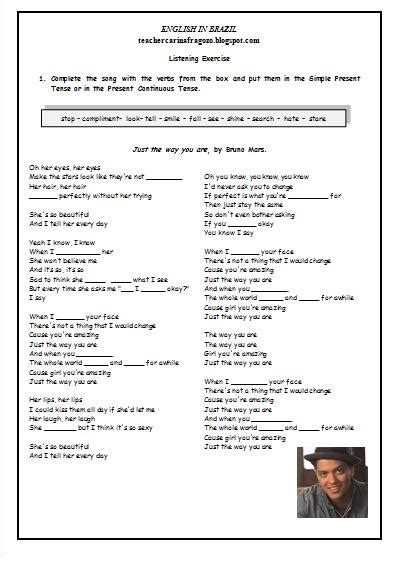 Song Using Simple Present 的图像结果