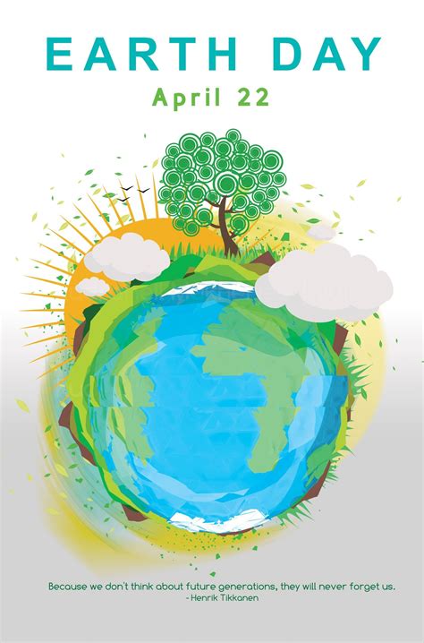 Poster On World Earth Day