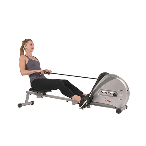 Sunny Health & Fitness Rowing Machine Rower Ergometer with Digital ...