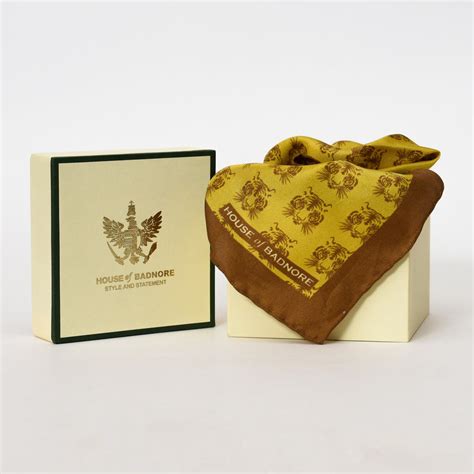 Tiger Pocket Square - House of Badnore