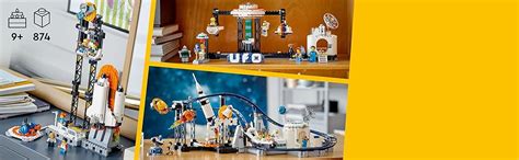 LEGO Creator Space Roller Coaster 31142 Building Toy Set for Ages 9+; A ...