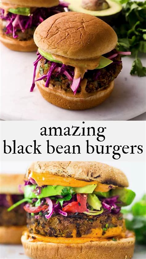 Vegan black bean burger – Artofit