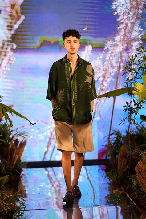 Emerald Green Floral Print Shirt – Nikita Mhaisalkar