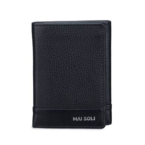 Pilot Tri-fold Leather Men's Wallet with License Window, Classy Gift B ...