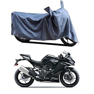 ANTHUB Water Resistant Motorcycle Body Cover Compatible for Kawasaki ...