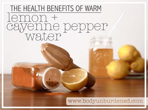 The health benefits of warm lemon and cayenne pepper water | Body ...