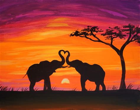 “Savannah Sunset” - BYOB Public Class | Chicago Sip & Paint