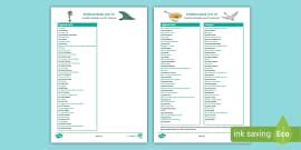 Year 6 Book List - Reading Choices - Primary Resources