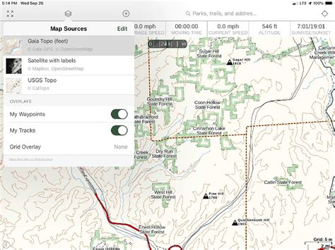 Gaia GPS Setup 的图像结果