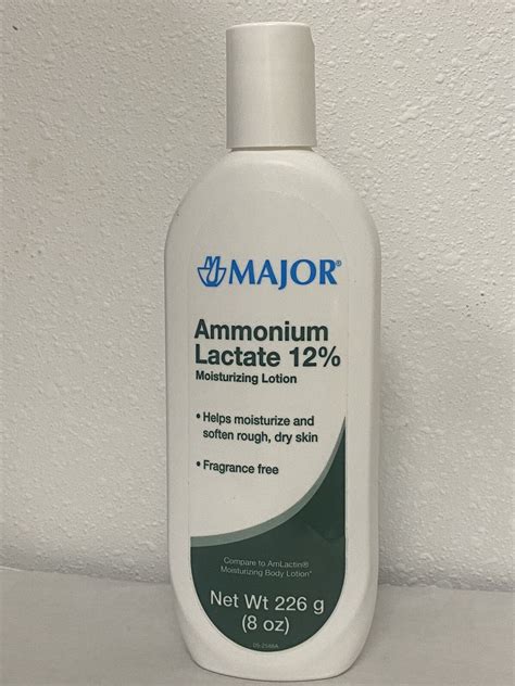 NEW Major Ammonium Lactate 12% Mosisturizing Lotion 226g 8oz Bottle | eBay