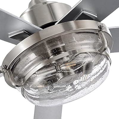 Buy Breezary 60 Ceiling Fan with Lights Remote Control, 5 Reversible ...