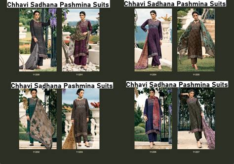 Chhavi Sadhana Viscose Pashmina Suits Supplier India – Kavya Style Plus
