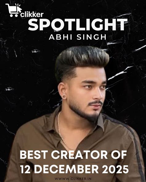 Clikker Spotlight Creator - Abhi Singh