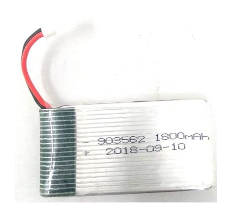 Embedded Kart LIPO Lithium Polymer 1800mAh 3.7V Rechargeable Battery ...