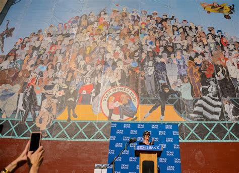Salt Lake City mural features 250 Utah women from past, present in ...