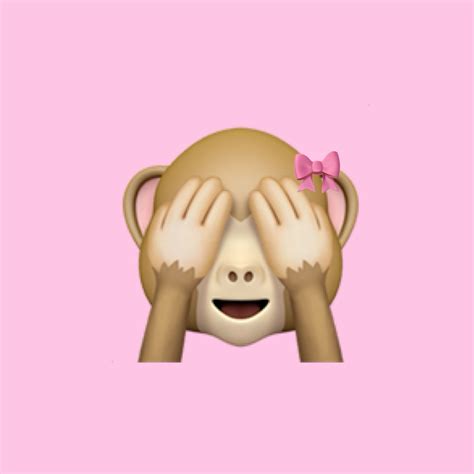 Cute Monkey with a Bow - Emoji Drawing