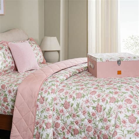 Buy MASPAR Sensory Bloom Cotton 6Pcs Floral Print Double Bed-In-A-Bag ...