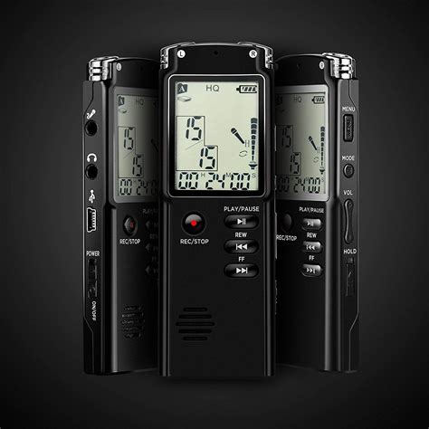 Digital Voice Recorder,1536kbps 8G Audio Recorder, Recording Microphone ...