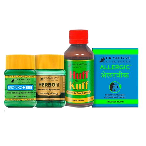 Buy Dr. Vaidya's Asthma Combo Pack 1 Bottle of Herbofit /2 Bottles of ...