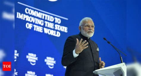 Davos World Economic Forum: At Davos, Narendra Modi pitches India as ...