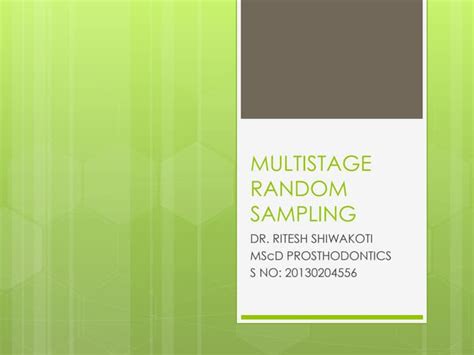 Image result for Multi-Stage Random Sampling Method