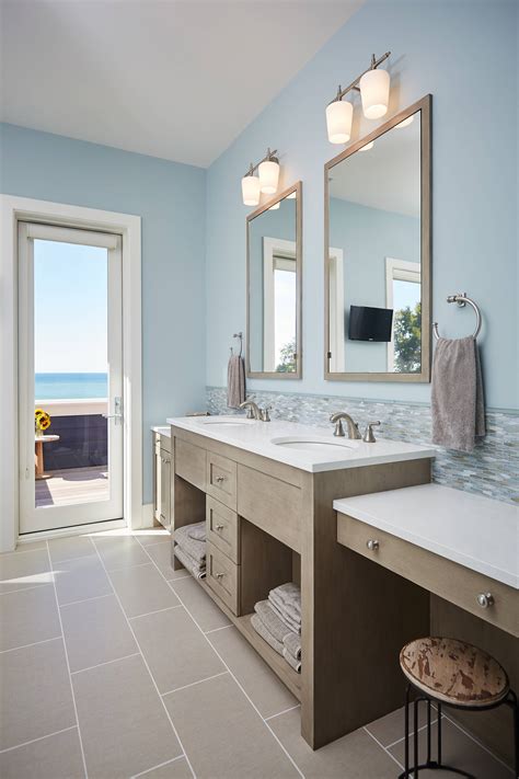 Light Blue Walls Bathroom