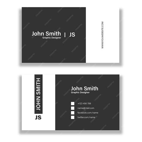 Basic Business Card Template 的图像结果