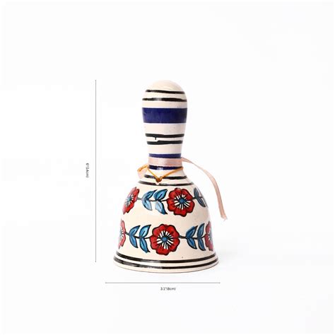 Handcrafted Ceramic Christmas Bell - White – Natriel