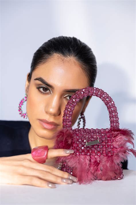 pink purse, fur bag, crystals bag, handbags online – modarta