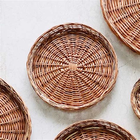 Wicker Plate Basket